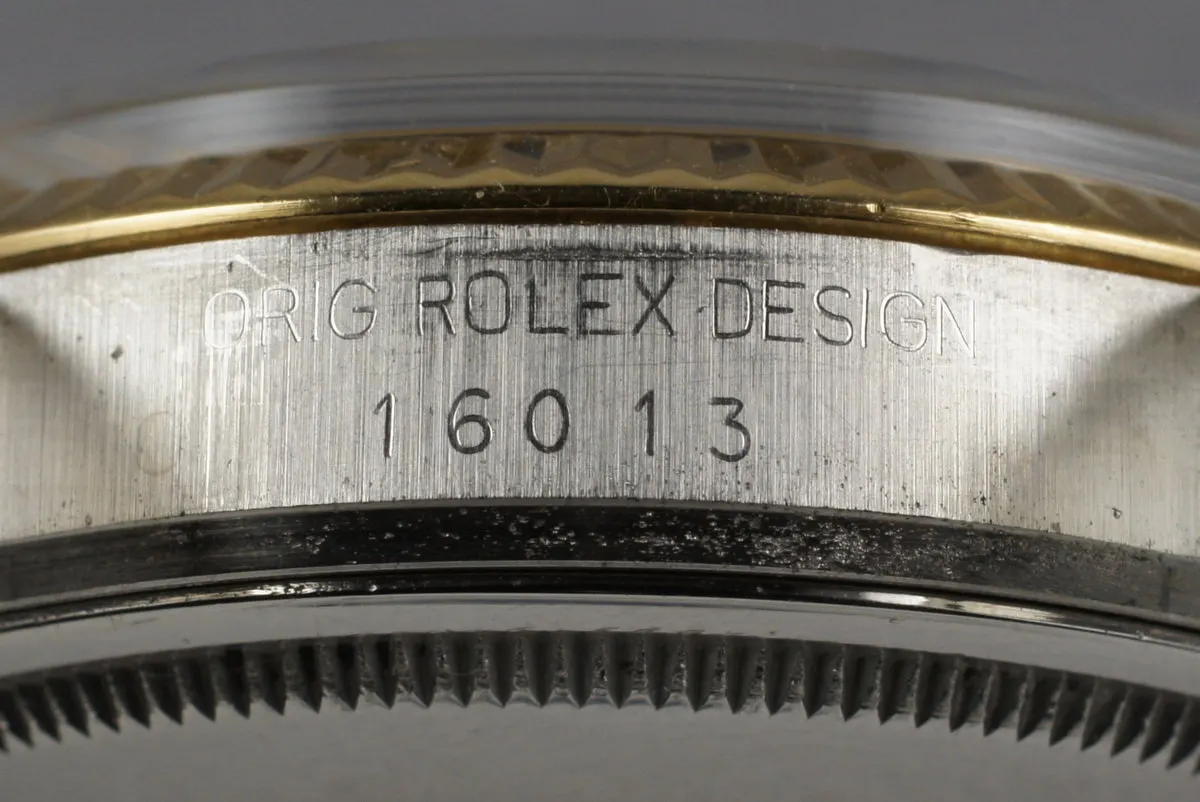 1987 Rolex Two Tone DateJust 16013 ‘Tapestry’ Dial