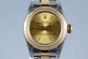 1995 Rolex Ladies Two Tone Oyster Perpetual 67193