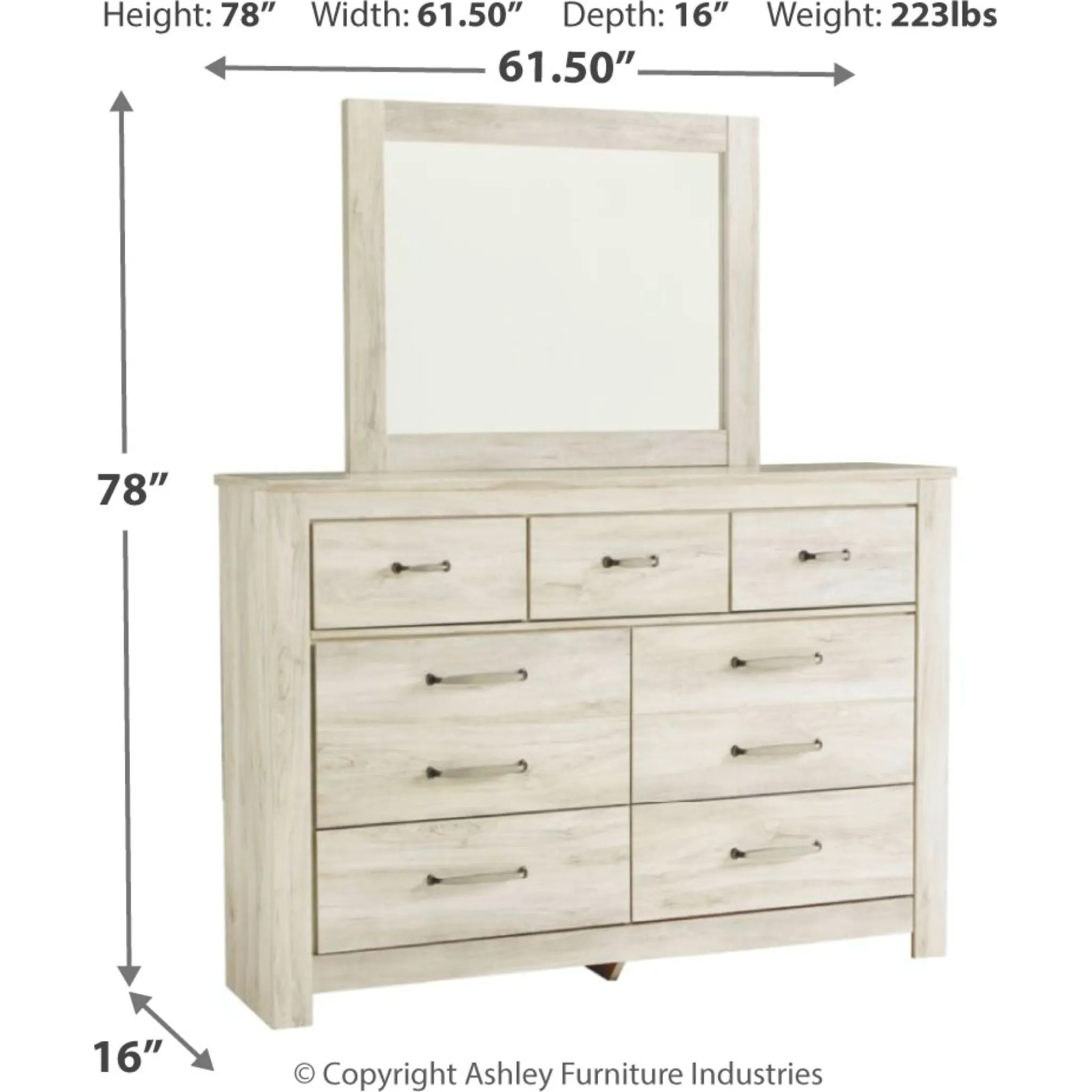 Bellaby 5 Piece Panel Bedroom