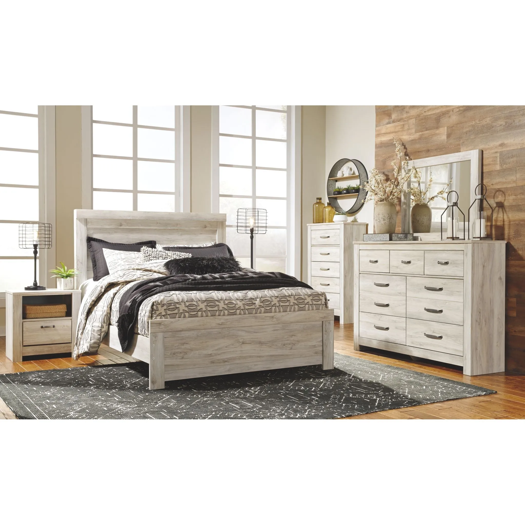 Bellaby 5 Piece Panel Bedroom