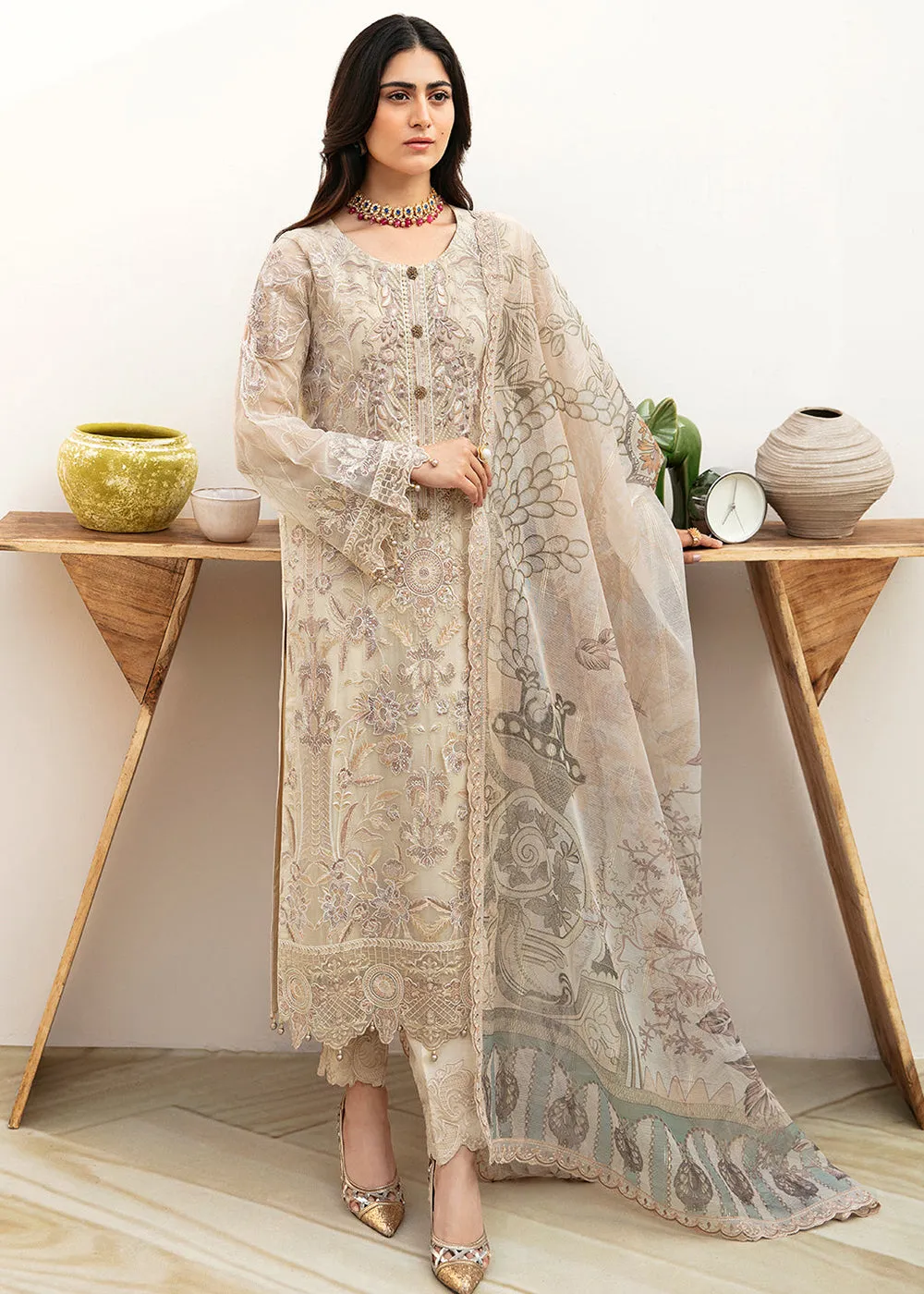 Chevron Chiffon Collection Volume 8 by Ramsha | A-802