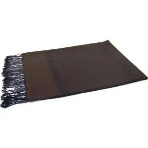 Dark Coffee Paisley Pashmina Scarves