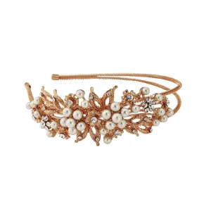 Heirloom of Rose Gold Side Tiara