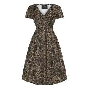 Lyra Dress - Classic Snake Print