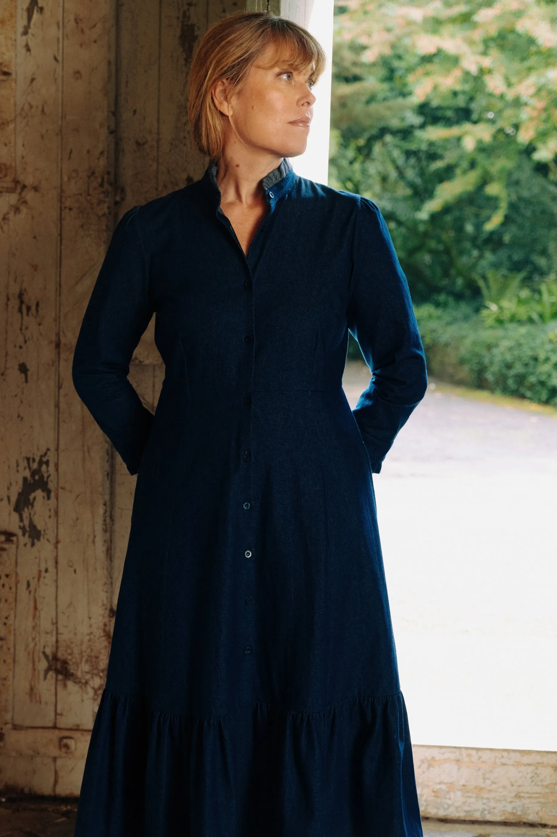 Saltaire Dress in Denim