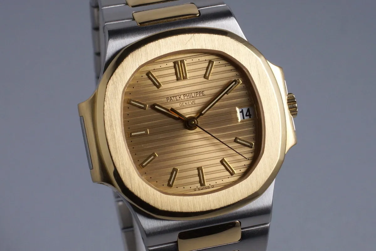 Vintage Patek Philippe Two Tone Nautilus 3800-1