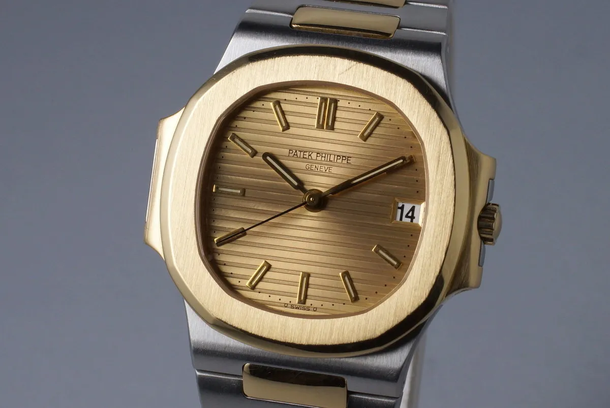 Vintage Patek Philippe Two Tone Nautilus 3800-1