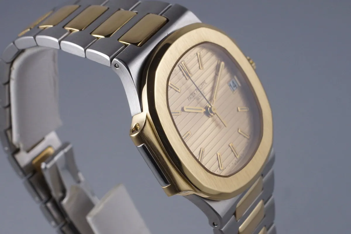 Vintage Patek Philippe Two Tone Nautilus 3800-1