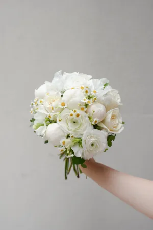 White Peony & Rose Bouquet